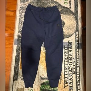 Navy Blue Nike tech pants